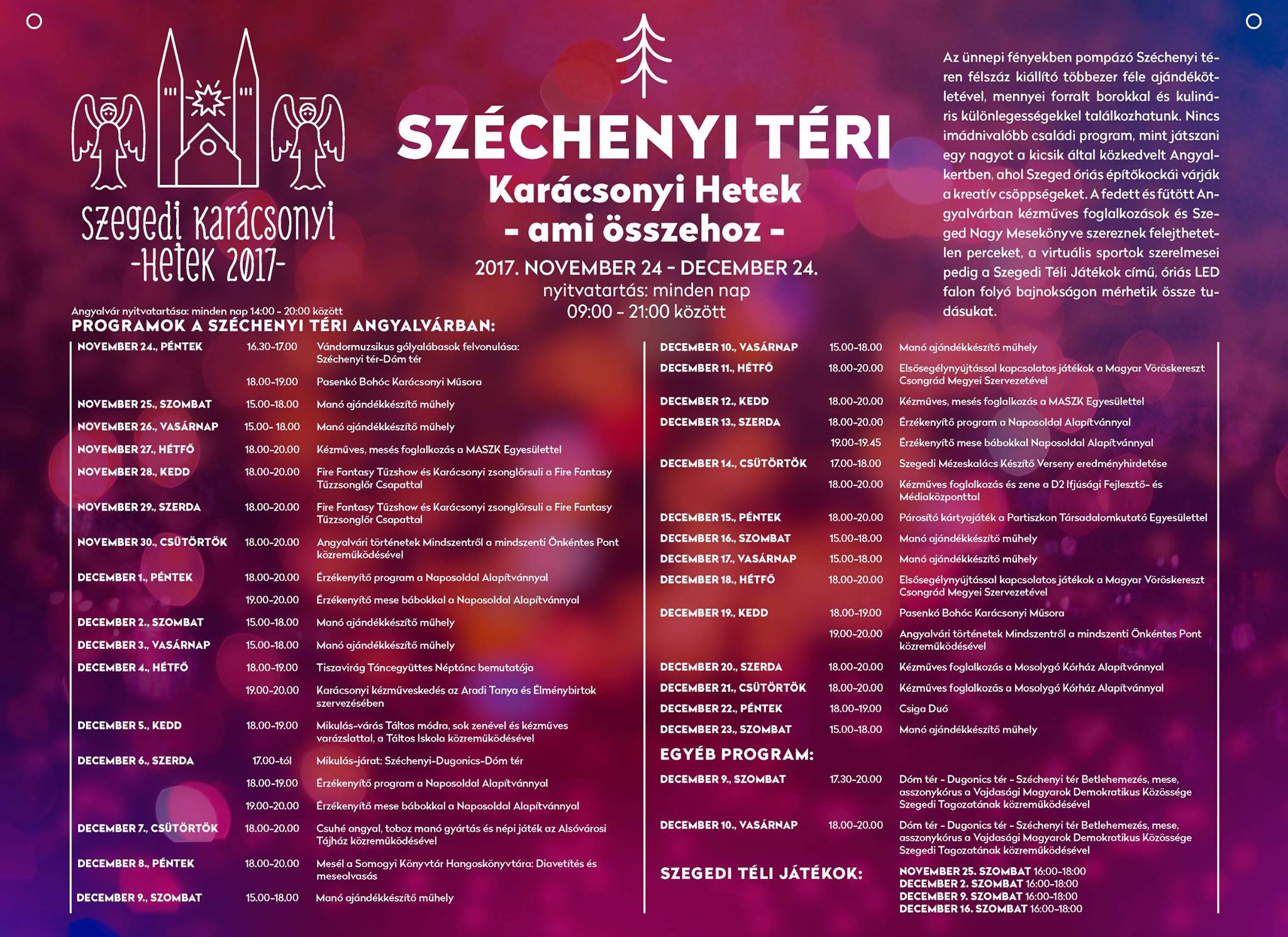 Szegedi Karácsonyi Hetek 2017